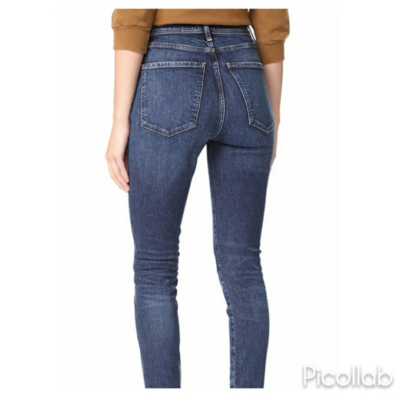 Agolde Roxanne Super High Rise Skinny Jeans - Picture 3 of 13